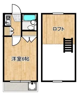 グランディ井田【2階】の間取り