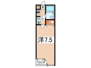 ビラ-ジュ・ド・フル-ル【3階】の間取り
