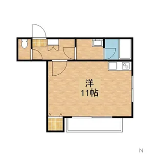 FKマンション【2階】の間取り