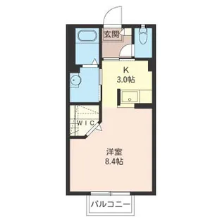 パルアベニュー【1階】の間取り
