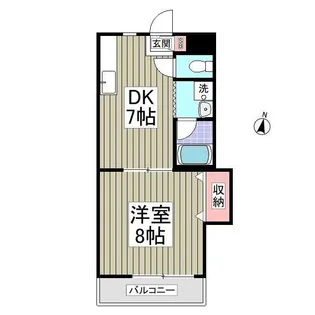 第2成城島田マンション【2階】の間取り