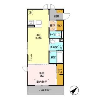 グラディート妙典【2階】の間取り