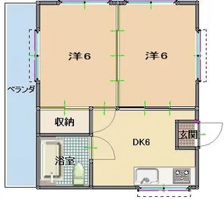 翼ハイム【3階】の間取り
