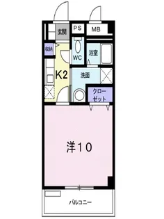 サンライズ【2階】の間取り