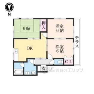 メゾン神照【1階】の間取り