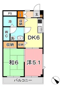 ファミーユ【2階】の間取り