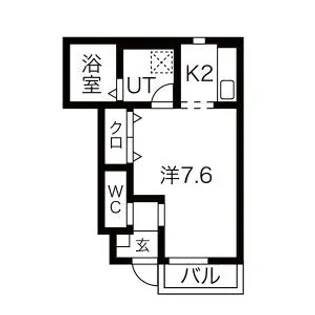 ヴィラ・ファルコン2【1階】の間取り