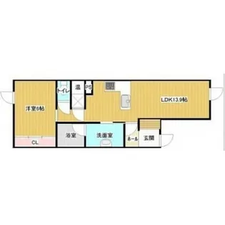 La luce三条通【2階】の間取り