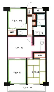 マ・メゾン21【5階】の間取り