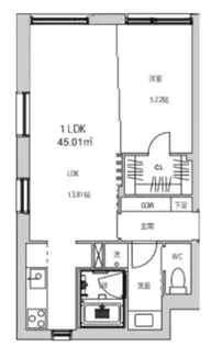 ASTILE新宿III【5階】の間取り