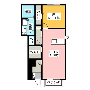 SONIC YOUTH【1階】の間取り