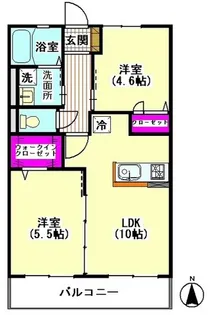 カーサ シュエット【2階】の間取り