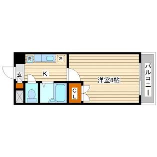 パルグランドマンション【6階】の間取り
