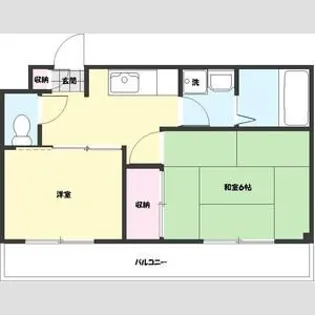 ファミリアミクソン【4階】の間取り