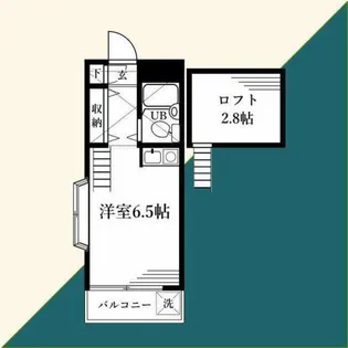 リバーヒルズ林間【2階】の間取り