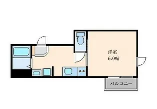 Fusion中野坂上【2階】の間取り