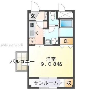 メゾン・プルミエ【2階】の間取り
