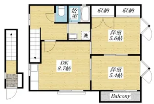 Casa・Verde【2階】の間取り