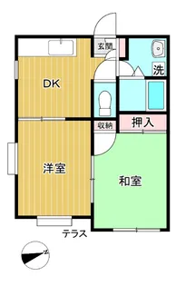 クレスト都【1階】の間取り