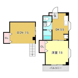 ノワール弥右衛門【4階】の間取り