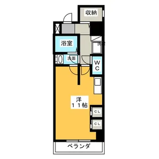 クリサスレジデンス枇杷島【10階】の間取り