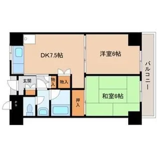 旭レジデンス【4階】の間取り