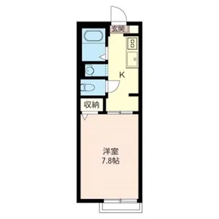 アクア下新宿【1階】の間取り