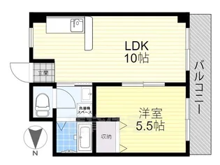 ファミーユ長谷川【1階】の間取り