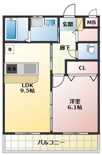 ナトリウム【1階】の間取り