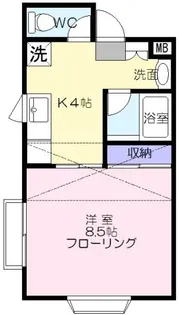 ハウスAMA【2階】の間取り
