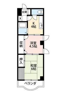 第2今井ビル【3階】の間取り