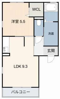 Espoir A【1階】の間取り