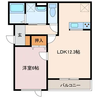 M’s Heim【1階】の間取り