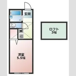 エッグハウス【2階】の間取り