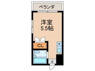 コスモパレス六甲【2階】の間取り