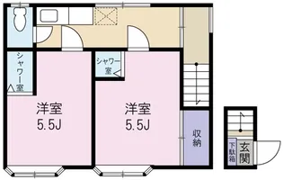 サンリブ大宮【2階】の間取り