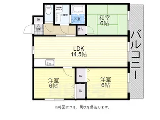 藤原マンション【3階】の間取り