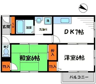 ヴィラッジオ守口【2階】の間取り