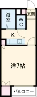 ハイツアイビス【1階】の間取り