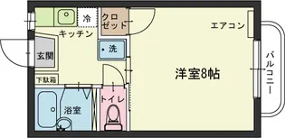 カーサひだに【1階】の間取り