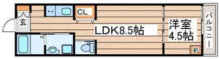 マロンクリスタル【1階】の間取り