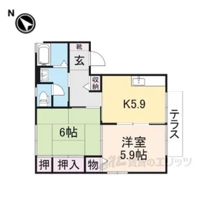 グッドネイバー2【1階】の間取り