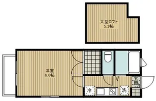 ハイツセルフィッシュ【1階】の間取り