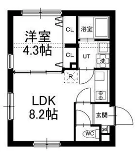 LOTUS梅屋敷【2階】の間取り