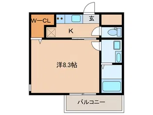 シェリル三田町【1階】の間取り