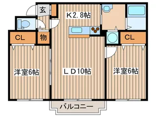 アルカディア【1階】の間取り