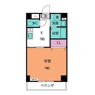マンションエケベリア【2階】の間取り