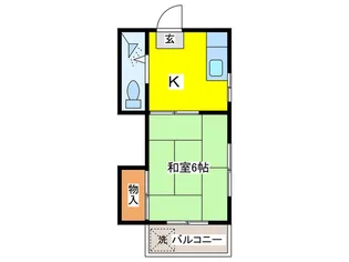 スプリングス・ハイム【2階】の間取り