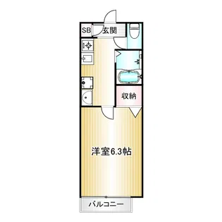 フォレスト祐天寺【1階】の間取り