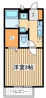 アービル・ナカ【2階】の間取り